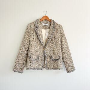 Jean Pierre Multicolor Tweed Blazer Jacket